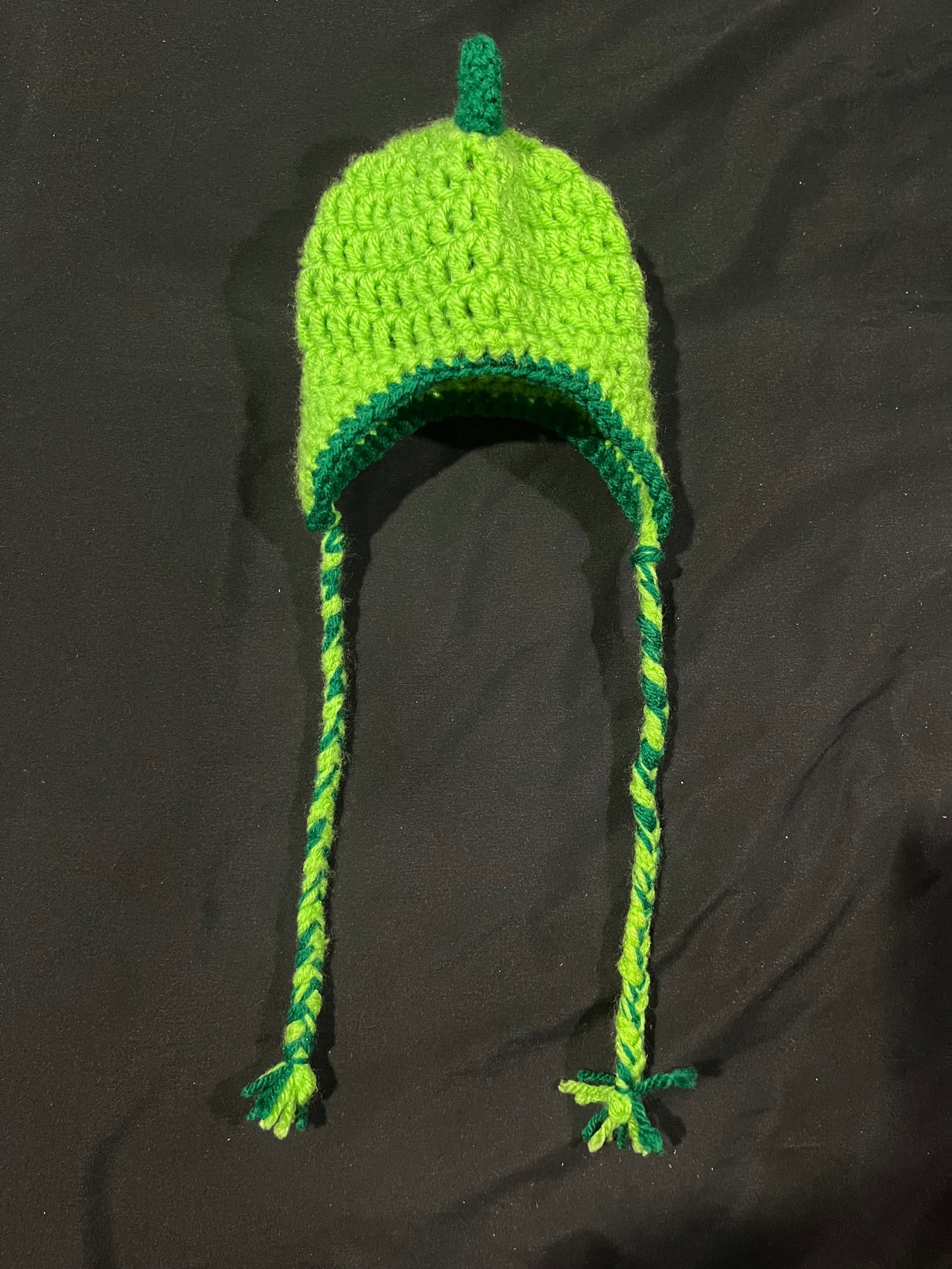 Green Dino Newborn baby hat and Diaper cover set