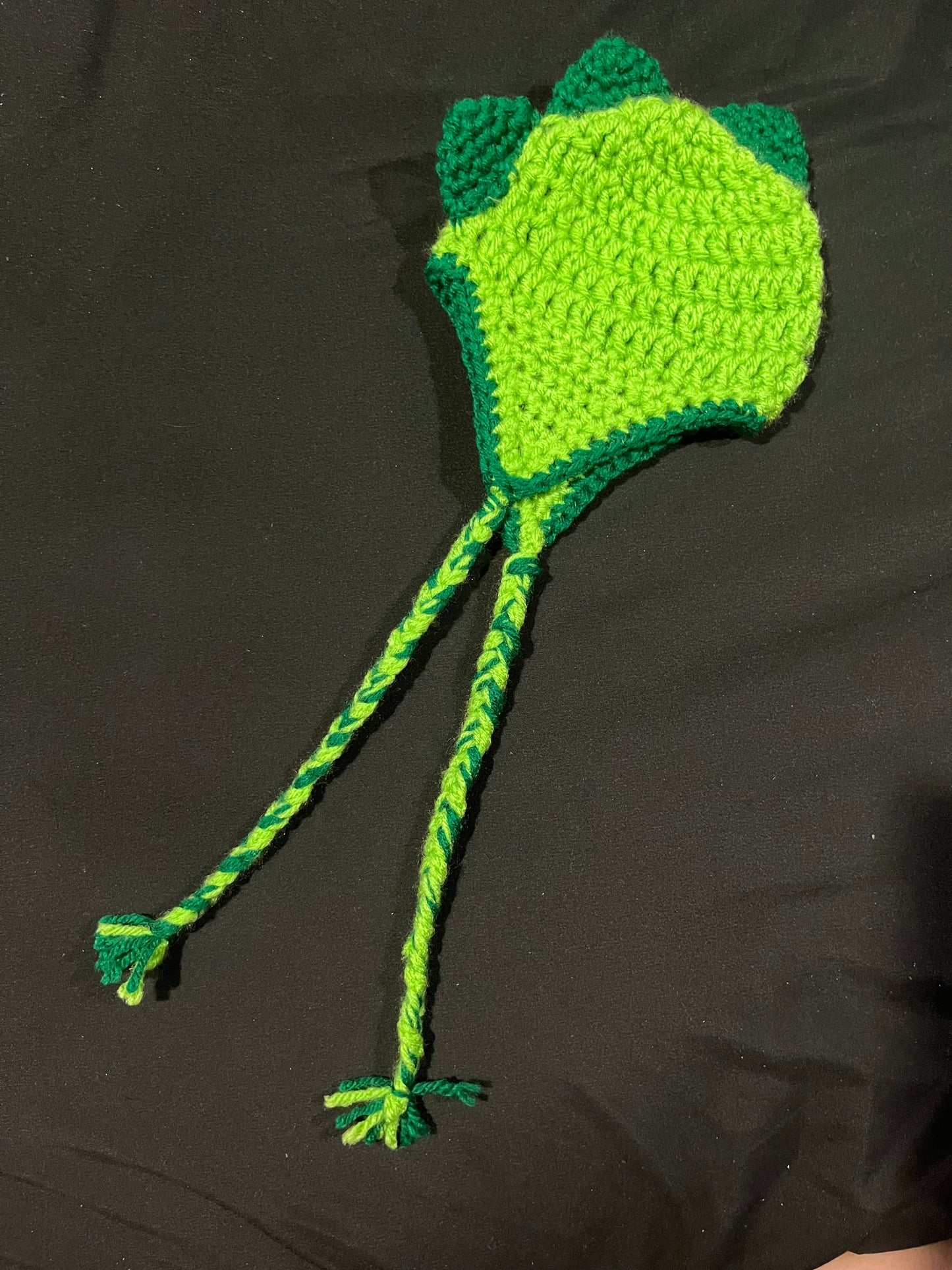 Green Dino Newborn baby hat and Diaper cover set
