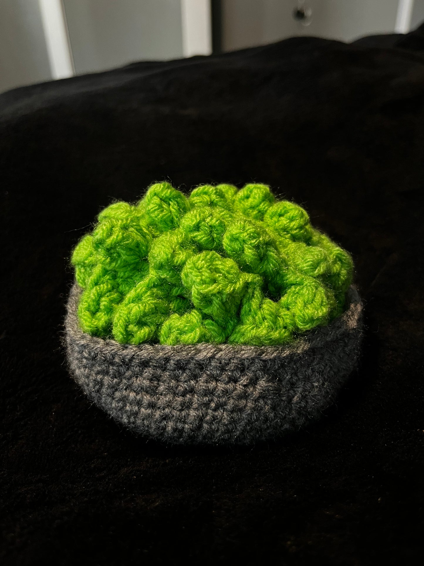 Crocheted Guacamole Coaster set