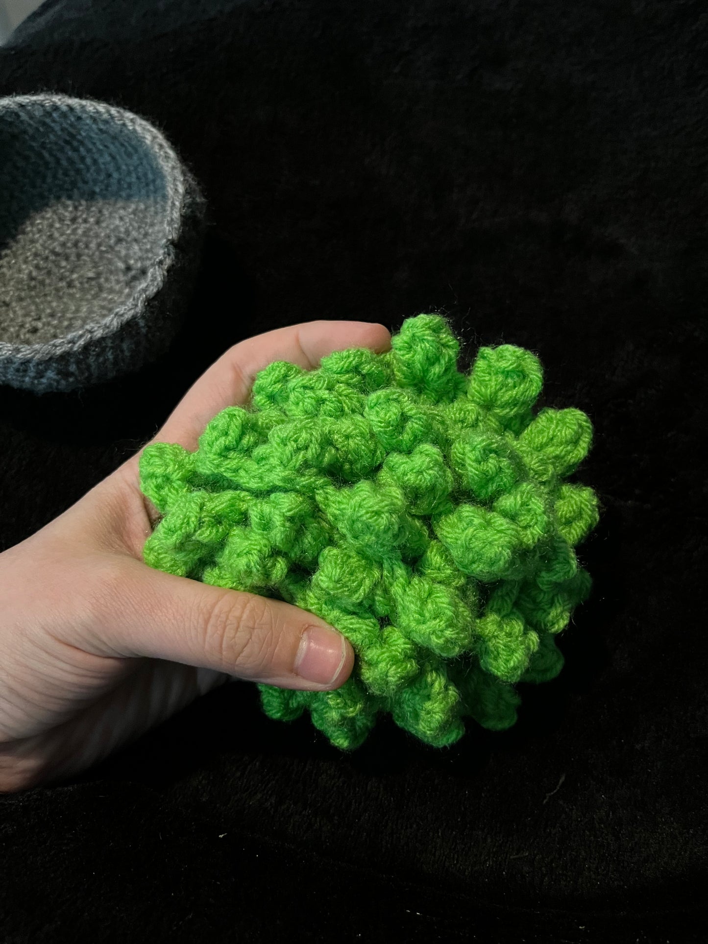 Crocheted Guacamole Coaster set