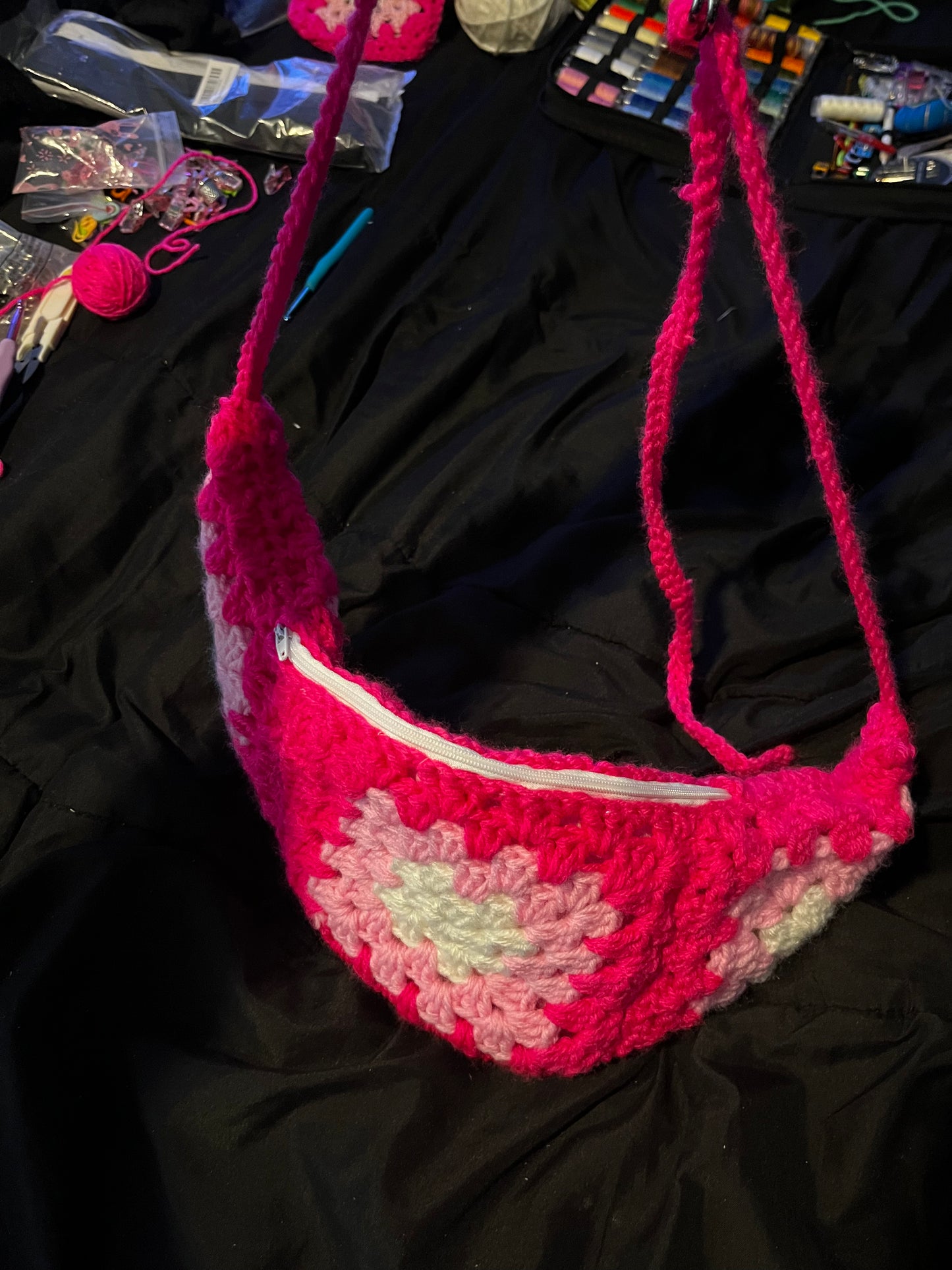 Granny Square Bag Front Pack