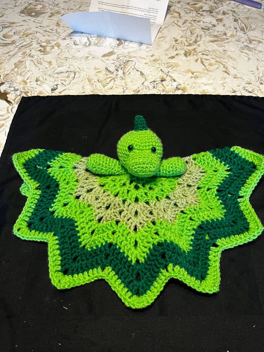Green Dino Lovey