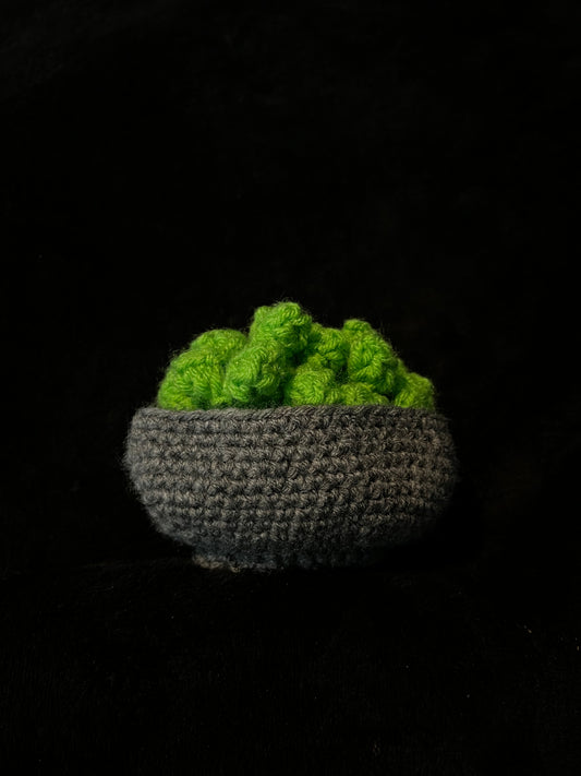 Crocheted Guacamole Coaster set